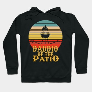 Funny Grill Daddio Of The Patio Vintage Hoodie